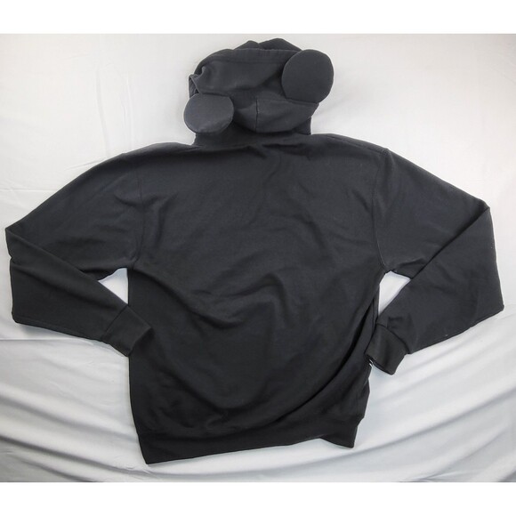 Disney Parks Authentic Mickey Mouse Pullover Hoodie with Ears Black Adult Large - Picture 5 of 7